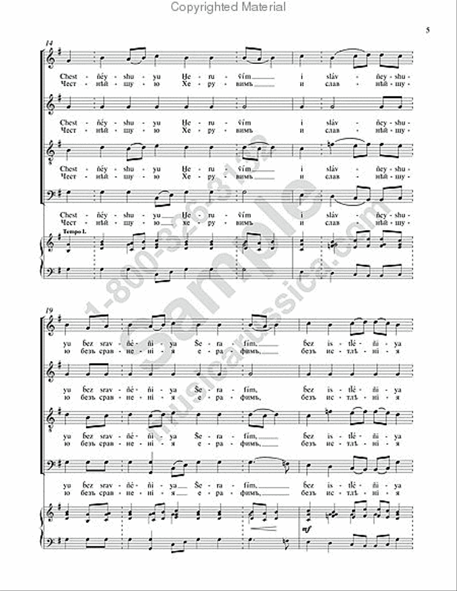 It Is Truly Fitting No. 3 4-Part scores gallery preview page 4