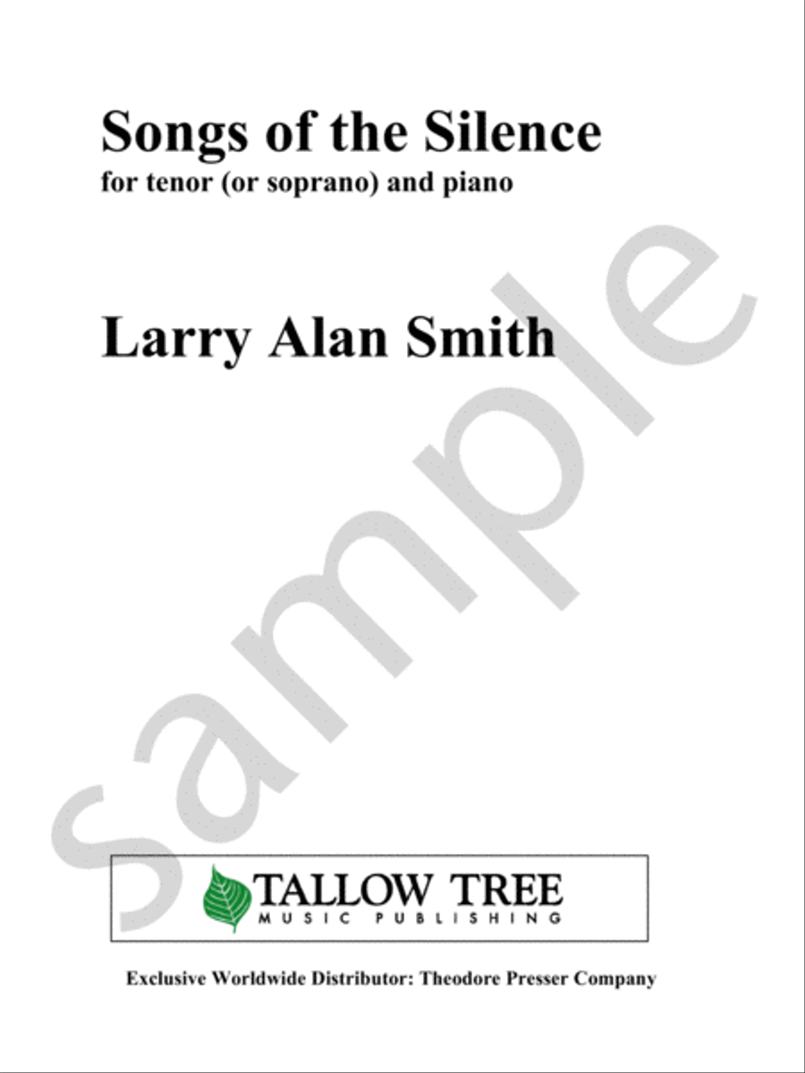 Songs of the Silence Songs of the Silence Chamber Music scores gallery preview page 2