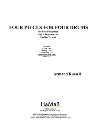 Four Pieces for Four Drums