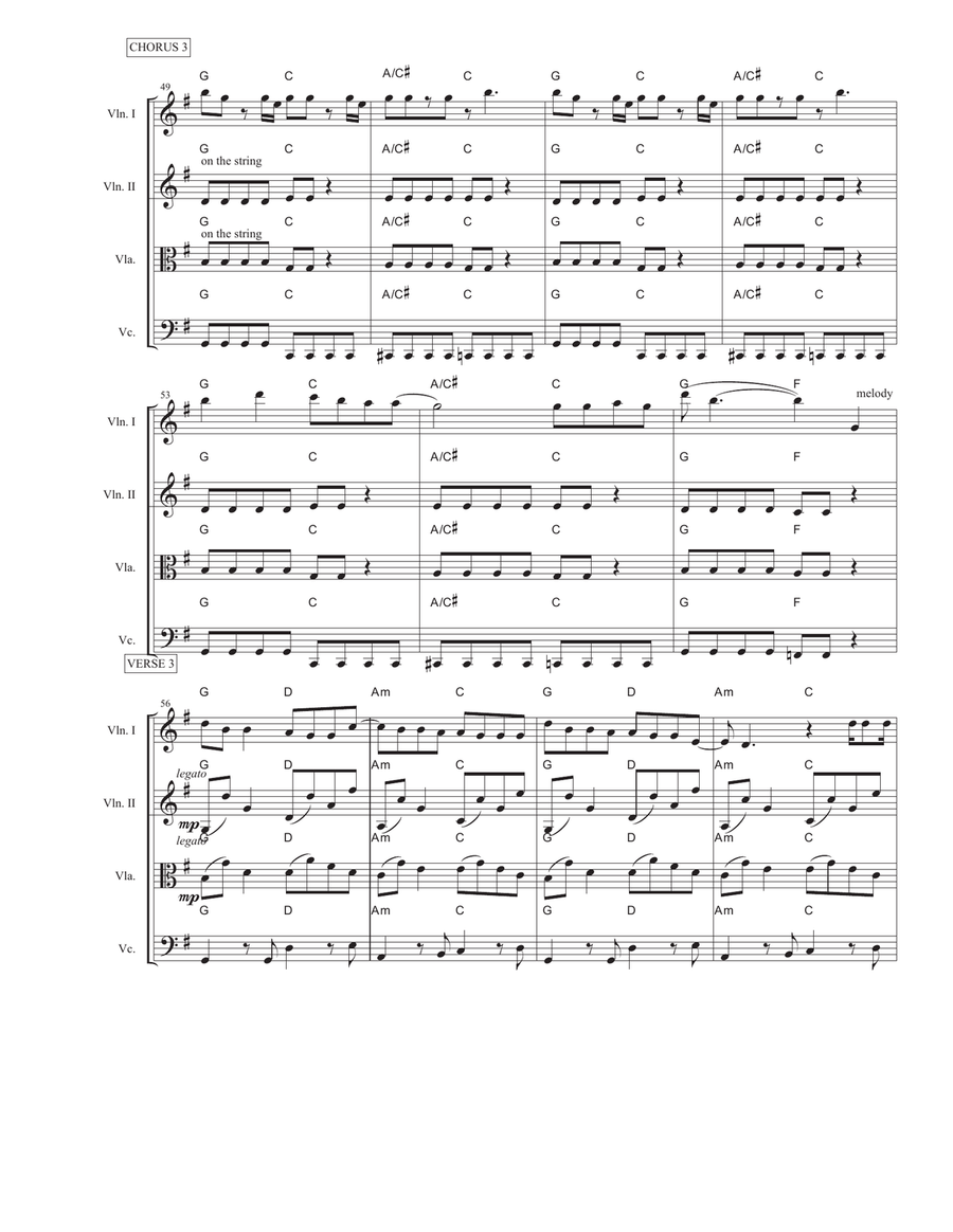 All Star All Star String Quartet scores gallery preview page 5