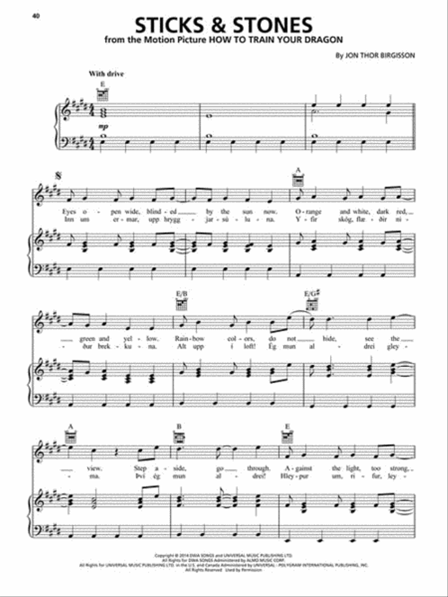 How to Train Your Dragon Piano Solo scores gallery preview page 3