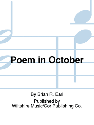 Poem in October