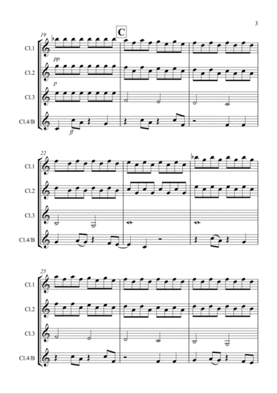 Hey Jude Hey Jude Clarinet Solo scores gallery preview page 3