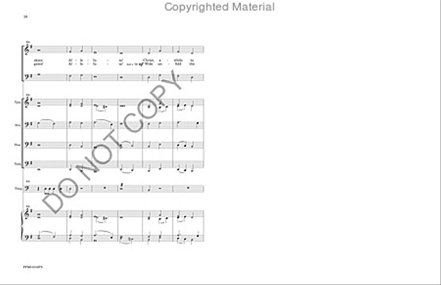 Hail the Day That Sees Him Rise - Full Score 4-Part scores gallery preview page 19