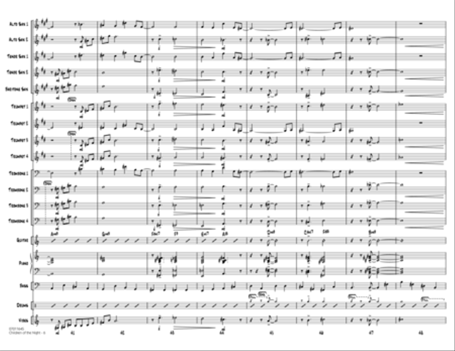 Children of the Night - Conductor Score (Full Score) Conductor Score scores gallery preview page 6