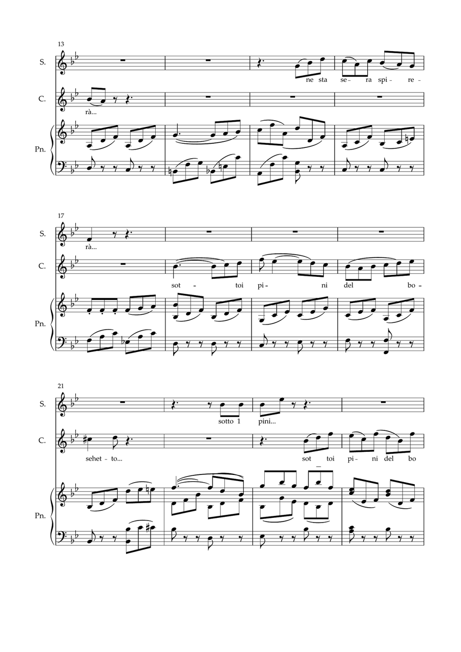 Sull' aria Sull' aria Voice Solo scores gallery preview page 2