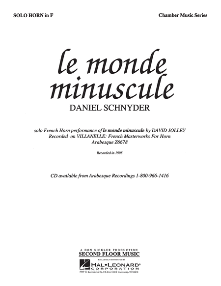 Le Monde Miniscule (French Horn)