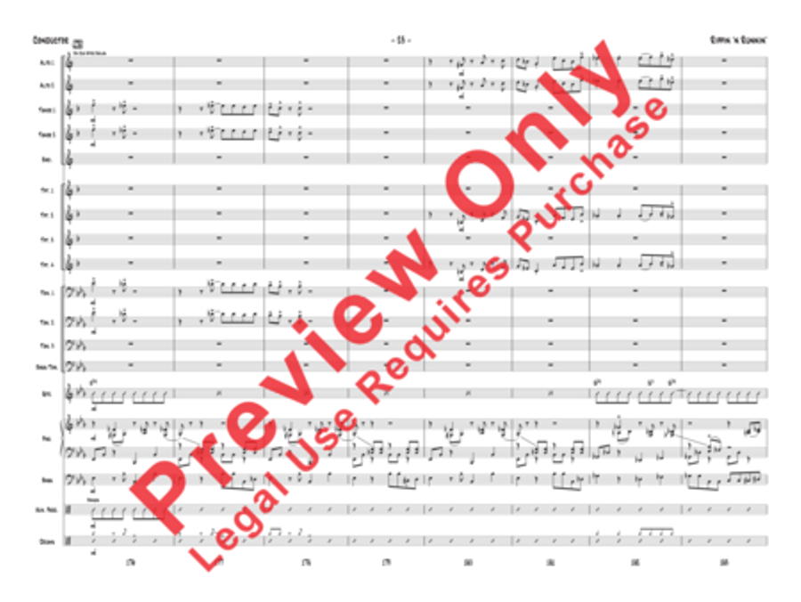 Rippin' 'n Runnin' Jazz Ensemble scores gallery preview page 24