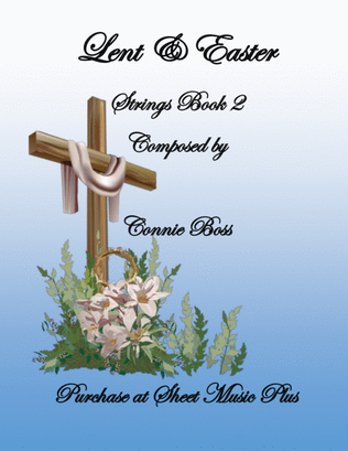 Book cover for Lent and Easter Strings book 2 - Strings and Piano