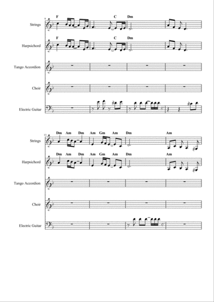 Antarctic Waltz Choir scores gallery preview page 2