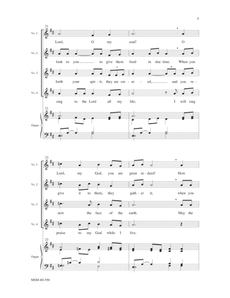 Lord, Send Out Your Spirit (Choral Score) image number null