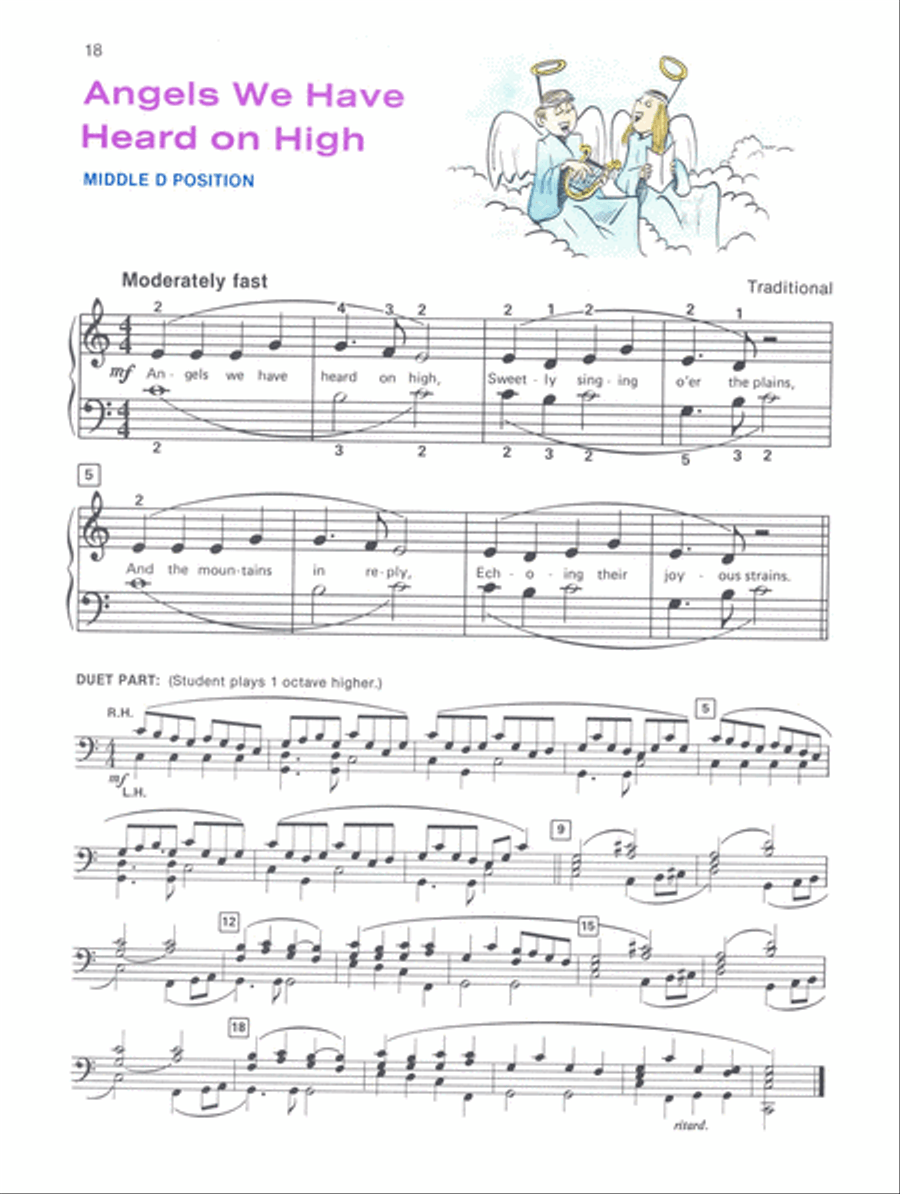 Alfred's Basic Piano Course Merry Christmas! Complete Book 1, Level 1A/1B Piano Method scores gallery preview page 4