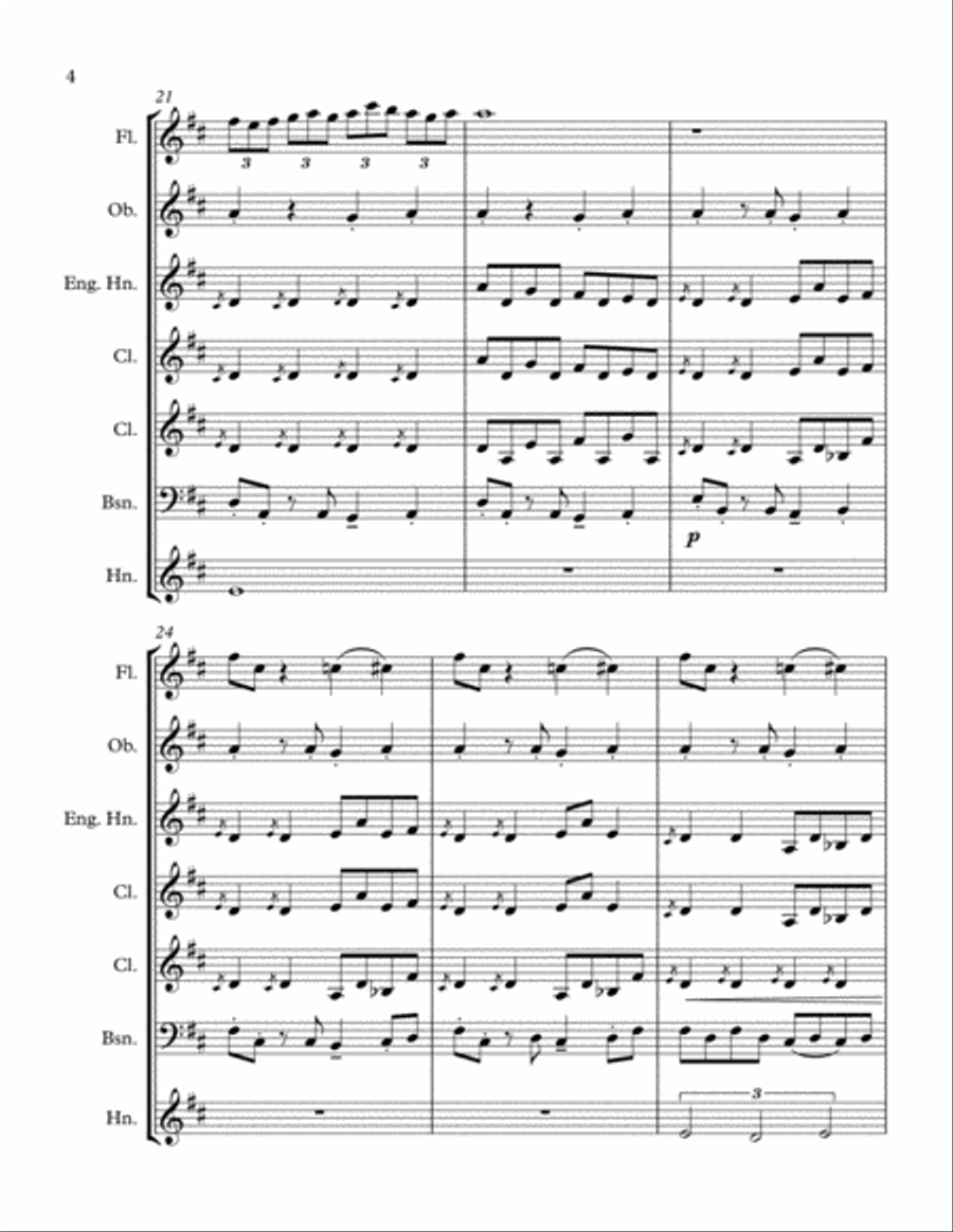 As All Was Once Quiet Woodwind Quintet scores gallery preview page 4