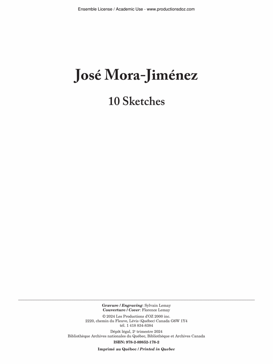 10 Sketches Classical Guitar scores gallery preview page 1