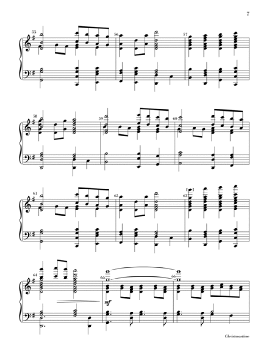 Christmastime Children's Choir scores gallery preview page 7