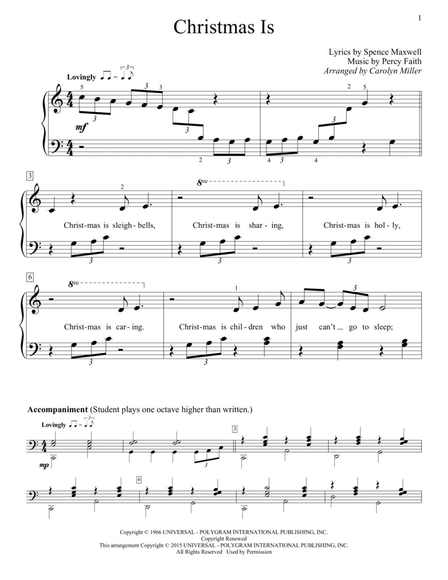 Christmas Is Piano Method scores gallery preview page 1