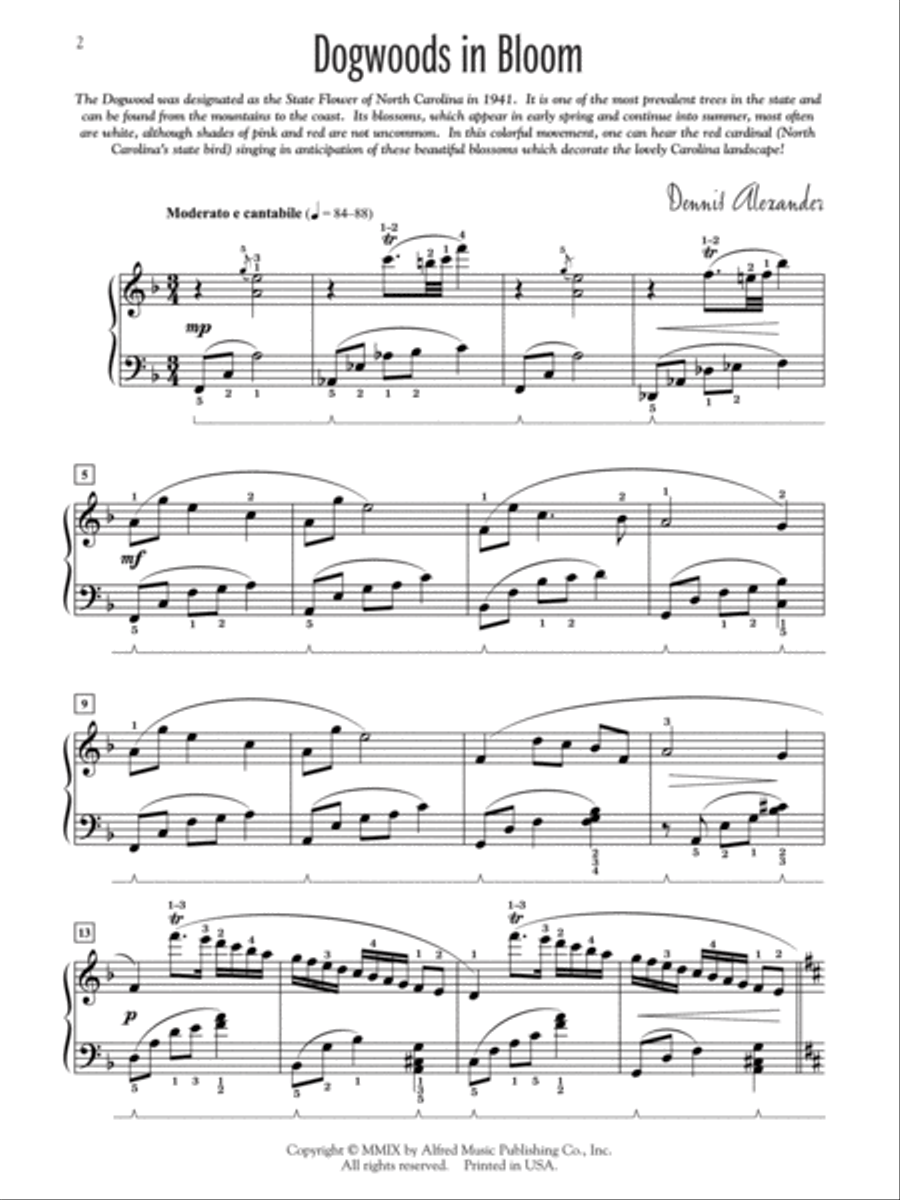 The Carolinas The Carolinas Piano Solo scores gallery preview page 2
