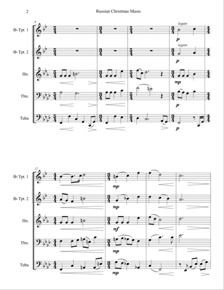 Carol of the Russian Children (from Russian Christmas Music) image number null