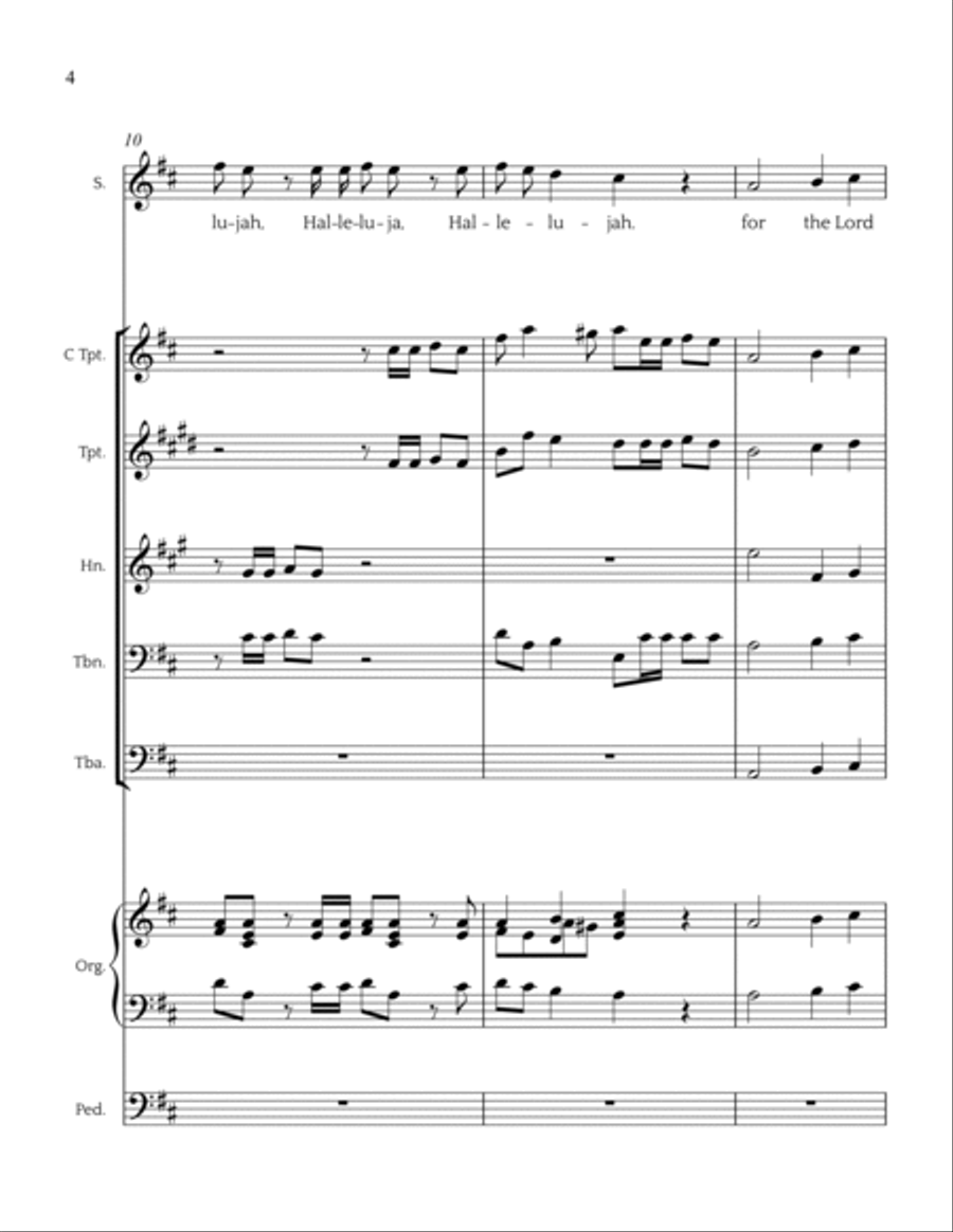 Hallelujah Chorus Hallelujah Chorus Small Ensemble scores gallery preview page 4
