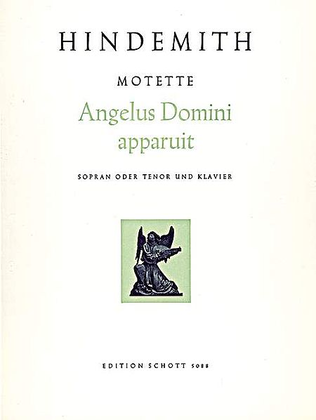 Book cover for Angelus Domini Apparuit - Motet 5