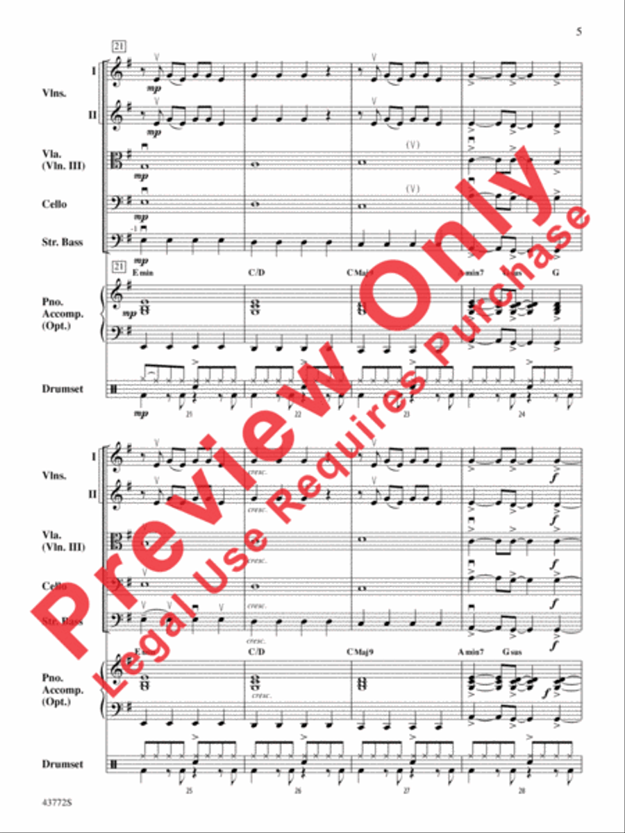 Birthday Birthday String Orchestra scores gallery preview page 6