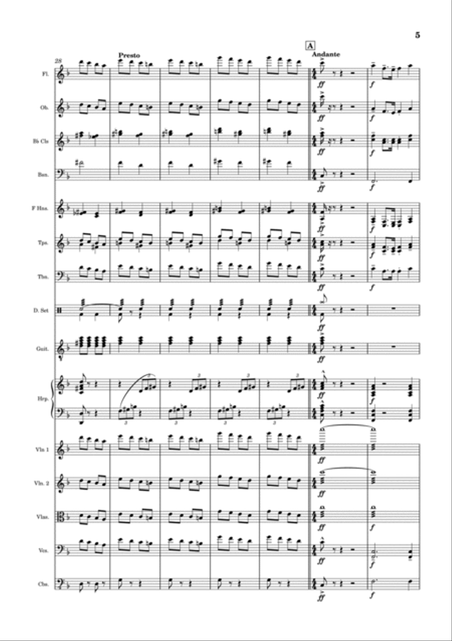 Overture - Oklahoma! Full Orchestra scores gallery preview page 5