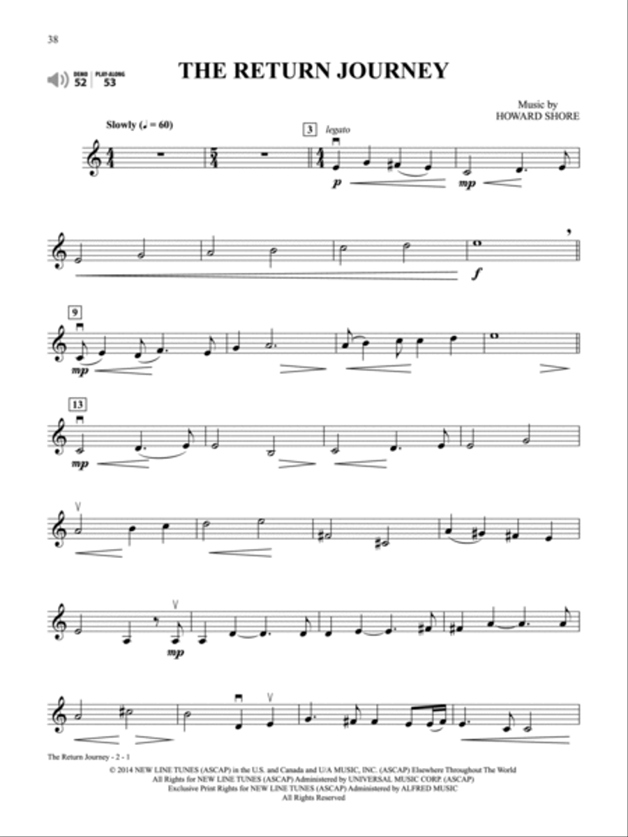 The Hobbit -- The Motion Picture Trilogy Instrumental Solos for Strings String Orchestra scores gallery preview page 5