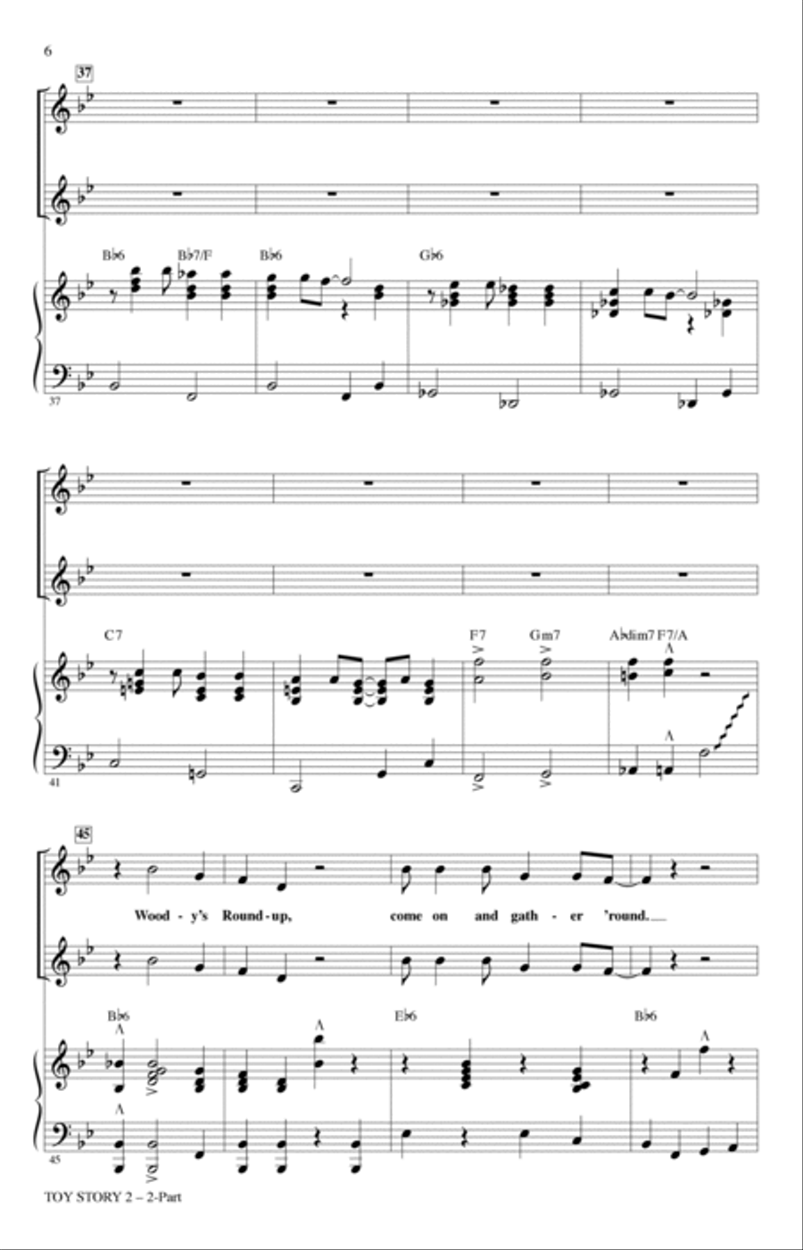 Toy Story 2 (Medley) (arr. Mac Huff) 2-Part scores gallery preview page 4