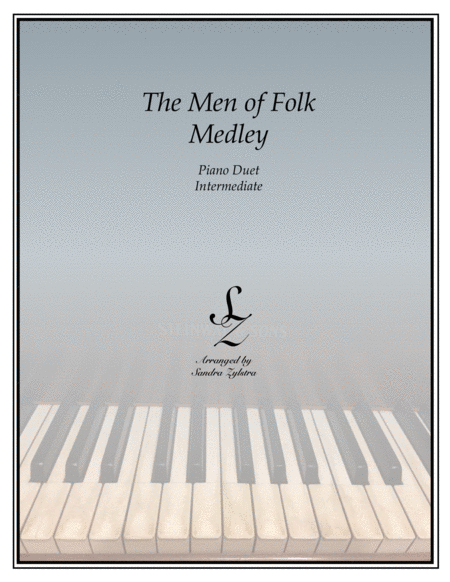 The Men of Folk Medley (1 piano, 4 hand duet) image number null