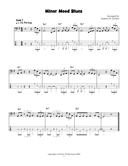 Blues Play-A-Long And Solos Collection for Bass Beginner Series