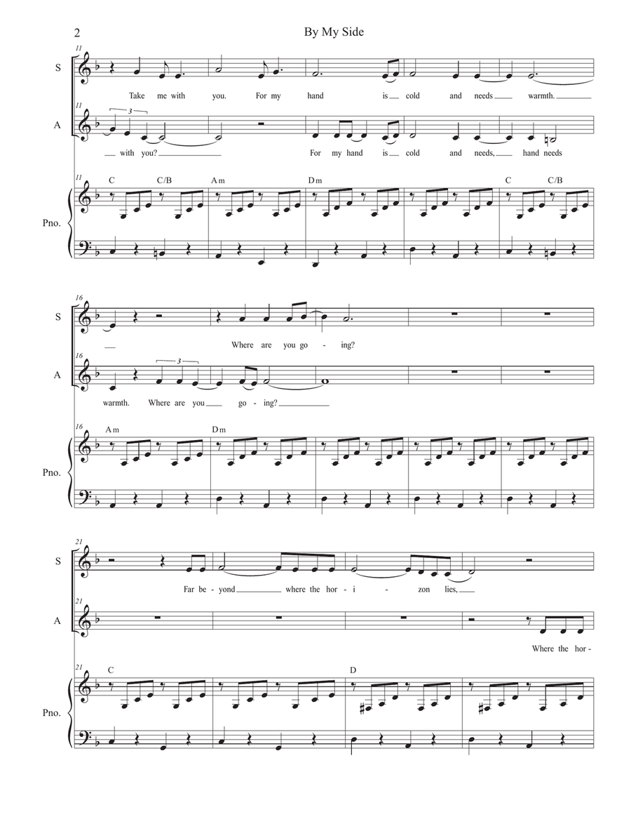 By My Side By My Side Alto Voice scores gallery preview page 2