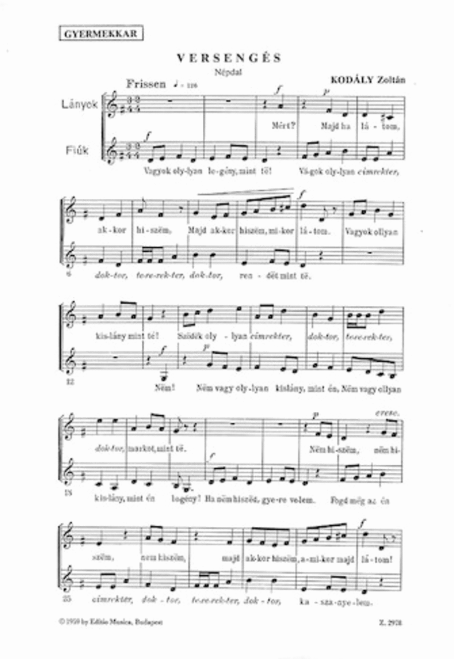 Versengs A Cappella scores gallery preview page 1