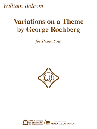 Book cover for Variations on a Theme by George Rochberg