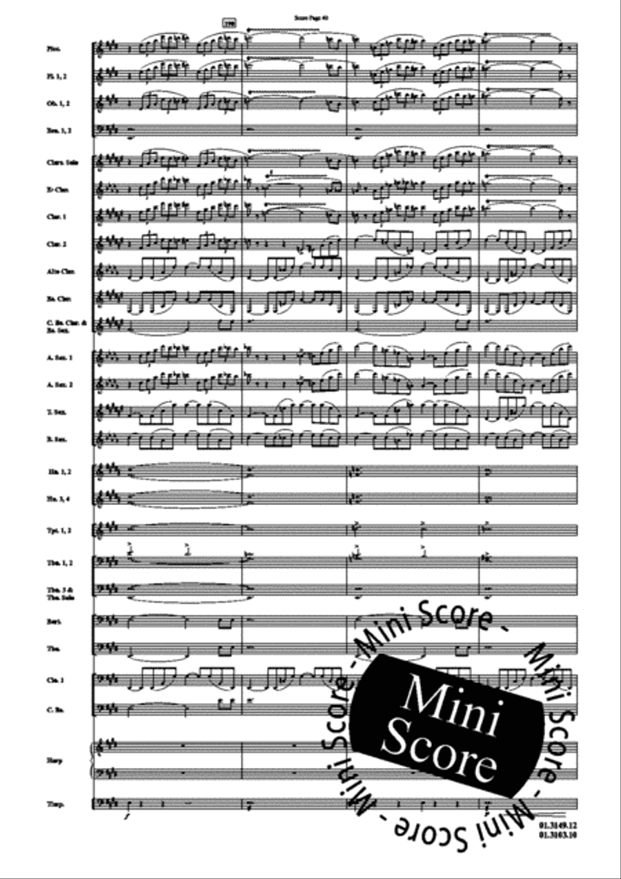 Scheherazade Concert Band scores gallery preview page 44