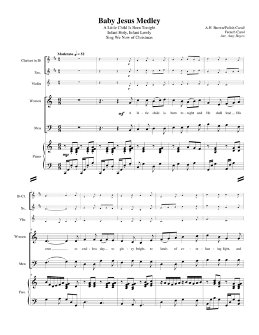 The Names of Christ At Christmas 3-Part scores gallery preview page 3