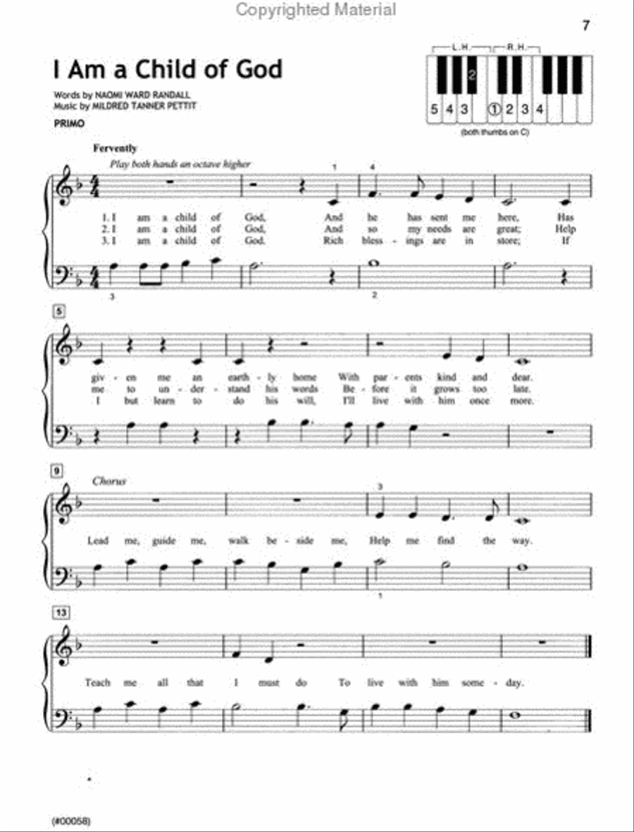 Mormon Kids Piano Duets VI Easy Piano scores gallery preview page 4