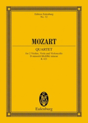 Book cover for String Quartet in D Minor, K. 421