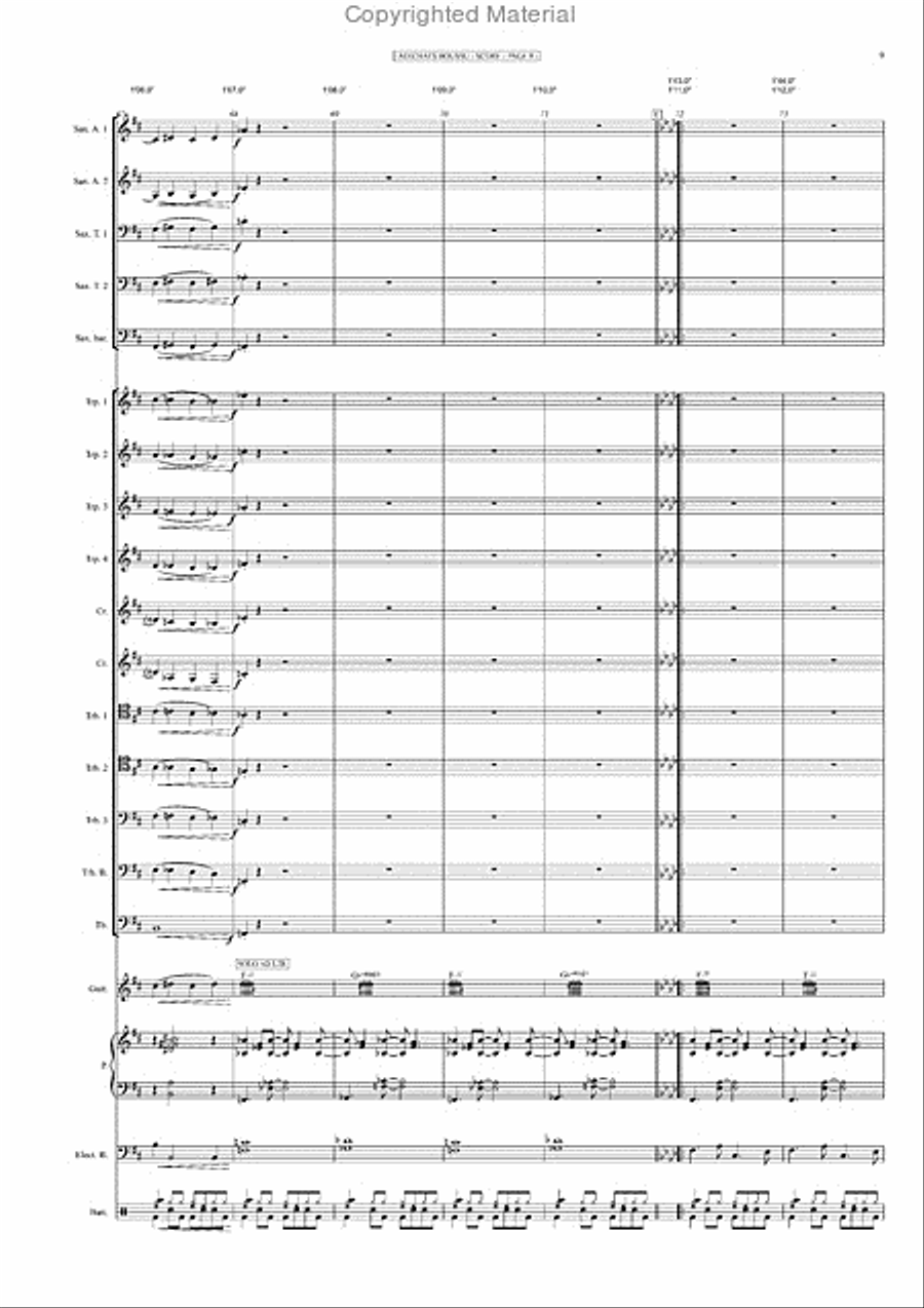 Adichats boussu Jazz Ensemble scores gallery preview page 10