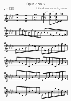 Second Violin Fantasia Opus 7 No.6