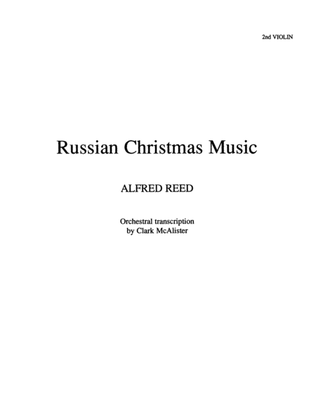 Book cover for Russian Christmas Music: 2nd Violin