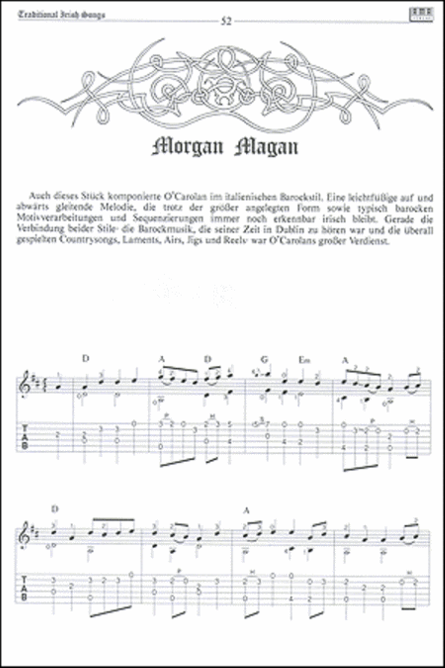 Traditional Irish Songs for Acoustic Guitar Acoustic Guitar scores gallery preview page 3