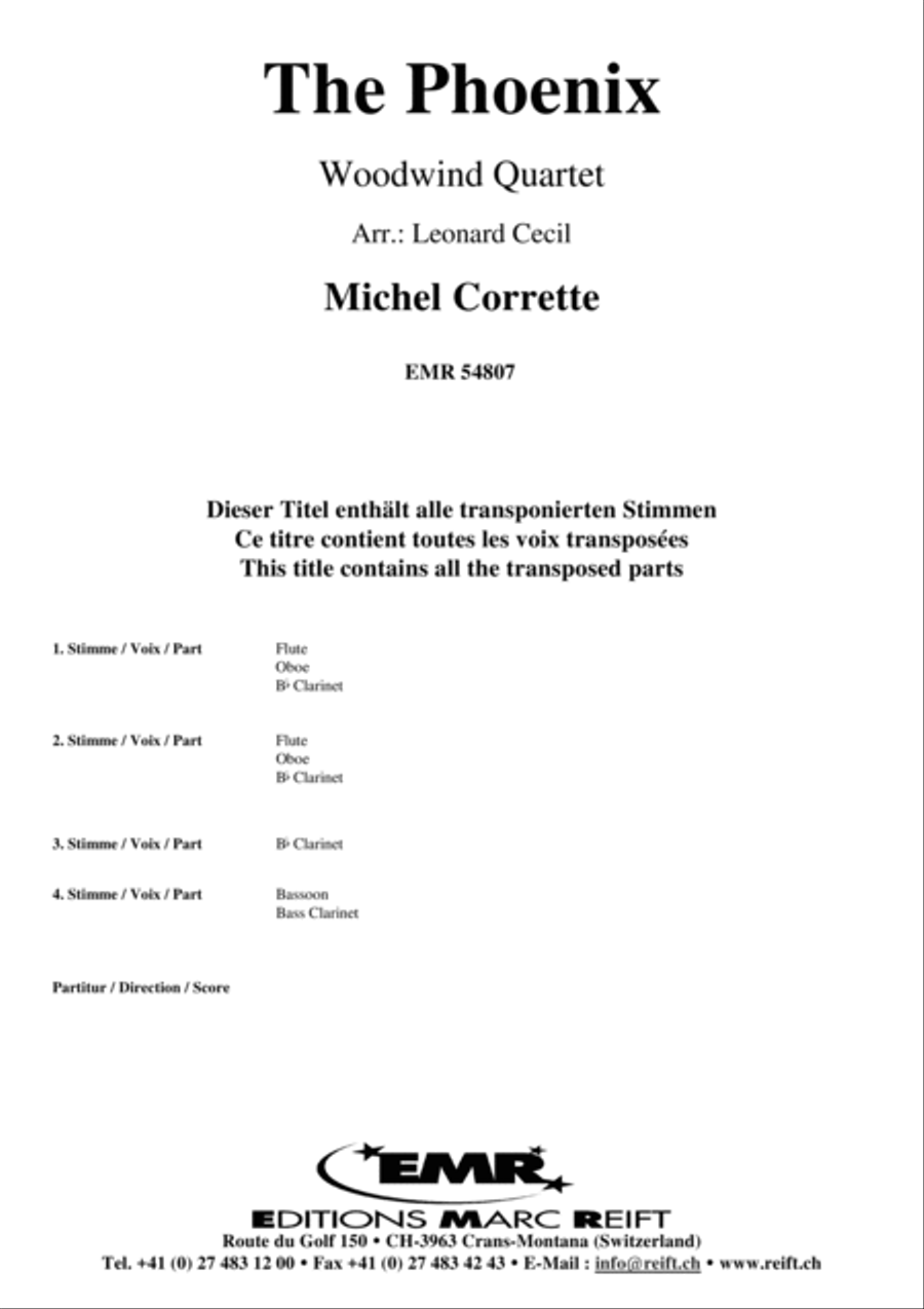 The Phoenix Woodwind Quartet scores gallery preview page 2