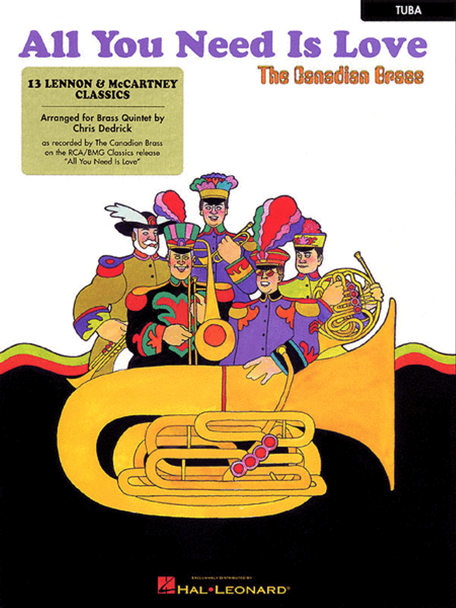 All You Need Is Love Brass Quintet scores gallery preview page 1
