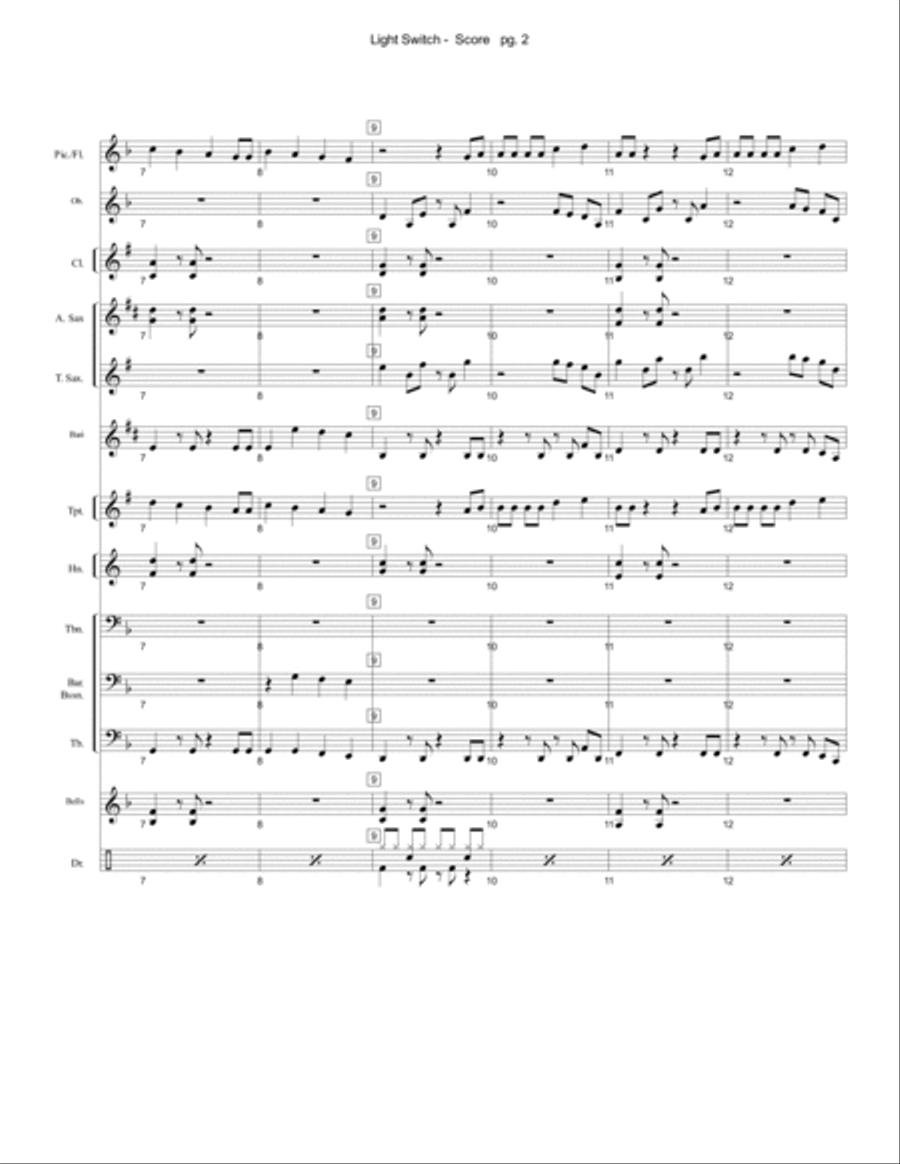 Light Switch by Charlie Puth - Large Ensemble - Digital