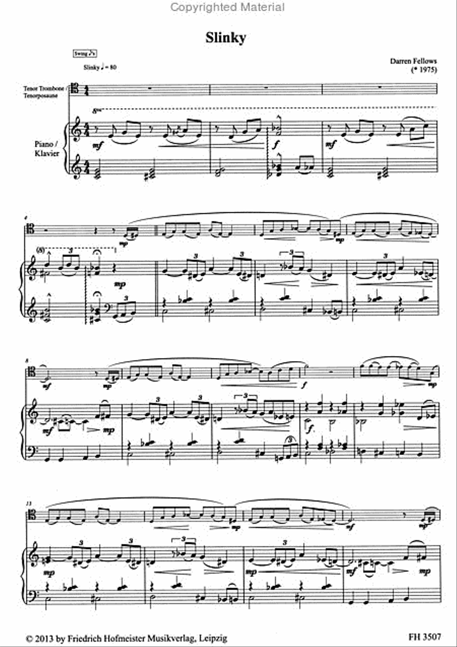 Jazz Café Jazz Café Trombone scores gallery preview page 2