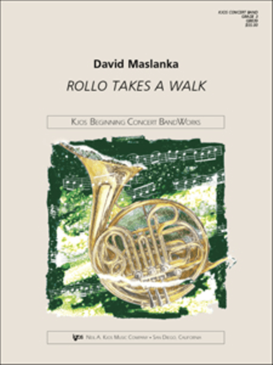 Rollo Takes a Walk - Score Concert Band scores gallery preview page 1