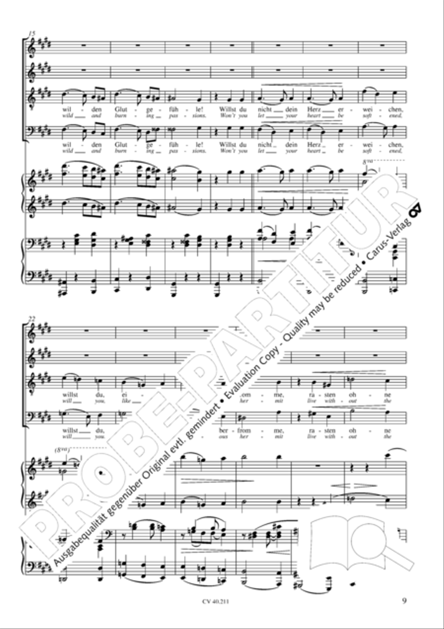 Liebeslieder-Walzer, Op. 52 Choir scores gallery preview page 10