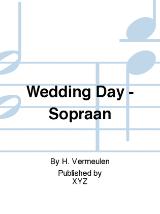 Wedding Day - Sopraan