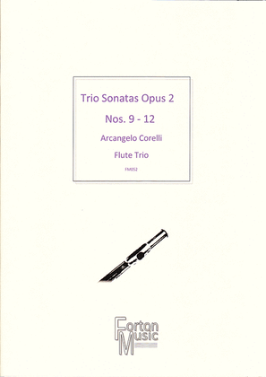 Book cover for Trio Sonatas, Op 2 nos 9-12