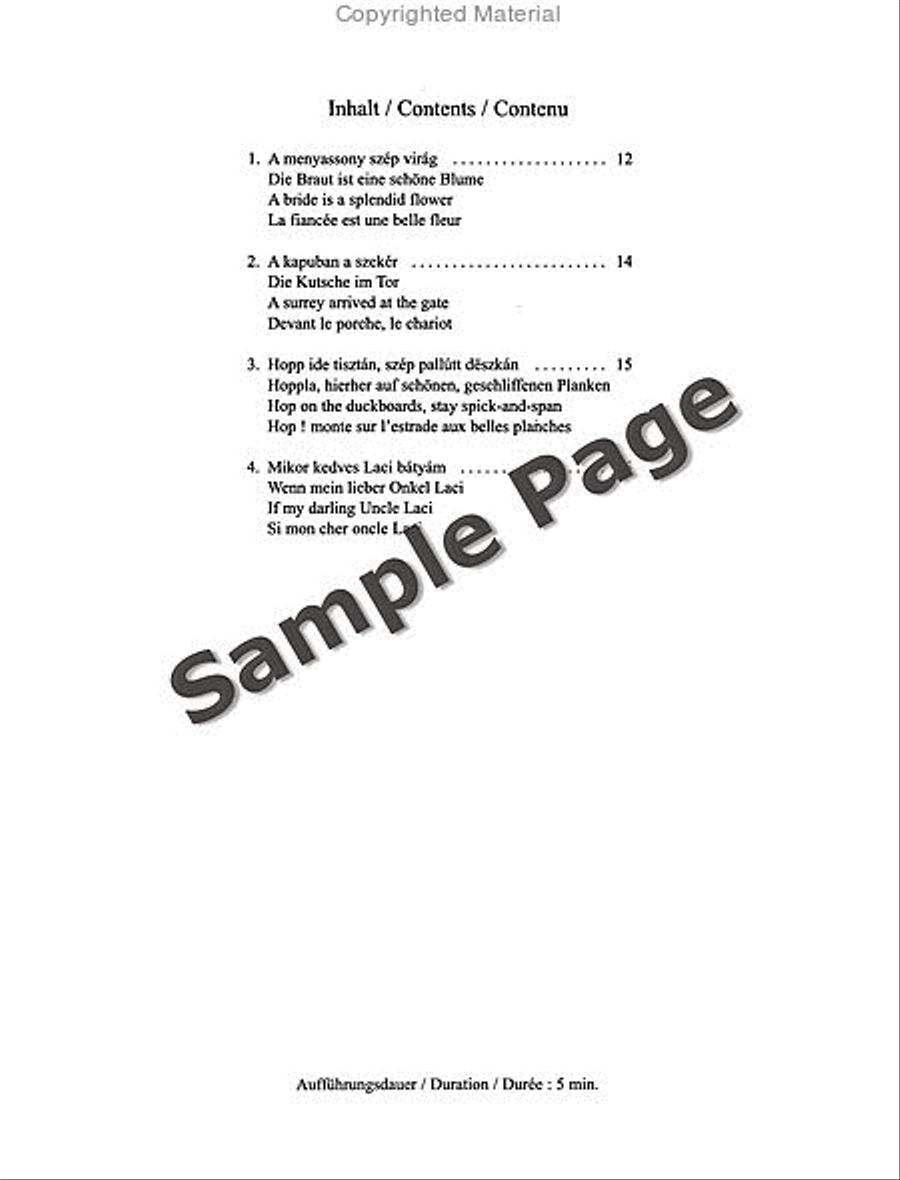 Four Wedding Dances Four Wedding Dances Choir scores gallery preview page 14